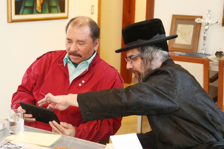 Presidete Daniel se reúne con rabino Yechiel Zayde